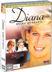 Diana - Queen Of Hearts: A Life To Remember: 1961-1997 - 10 Year Anniversary Collector's Edition on DVD