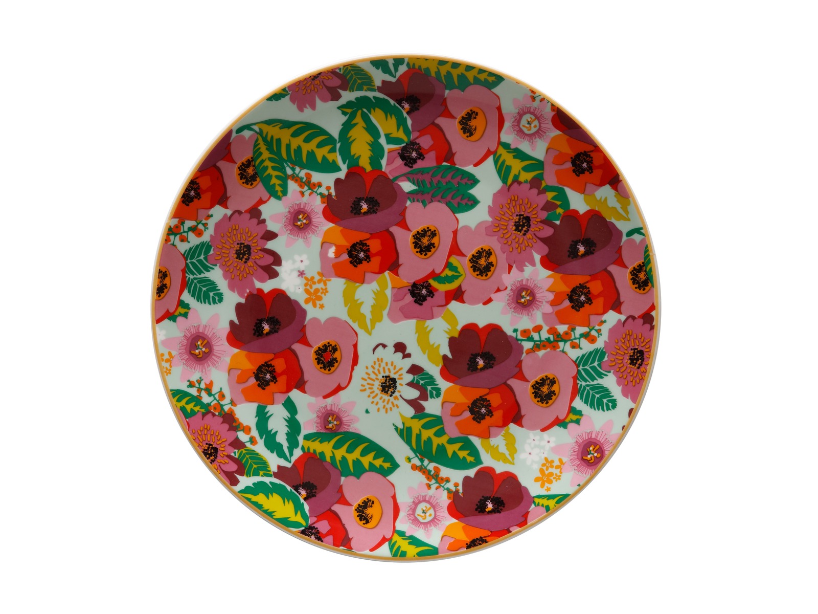 Maxwell & Williams Teas & C's Glastonbury Plate Poppy Aqua (20cm