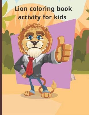 Lion coloring book activity for kids | DIV Cod Book | In-Stock - Buy