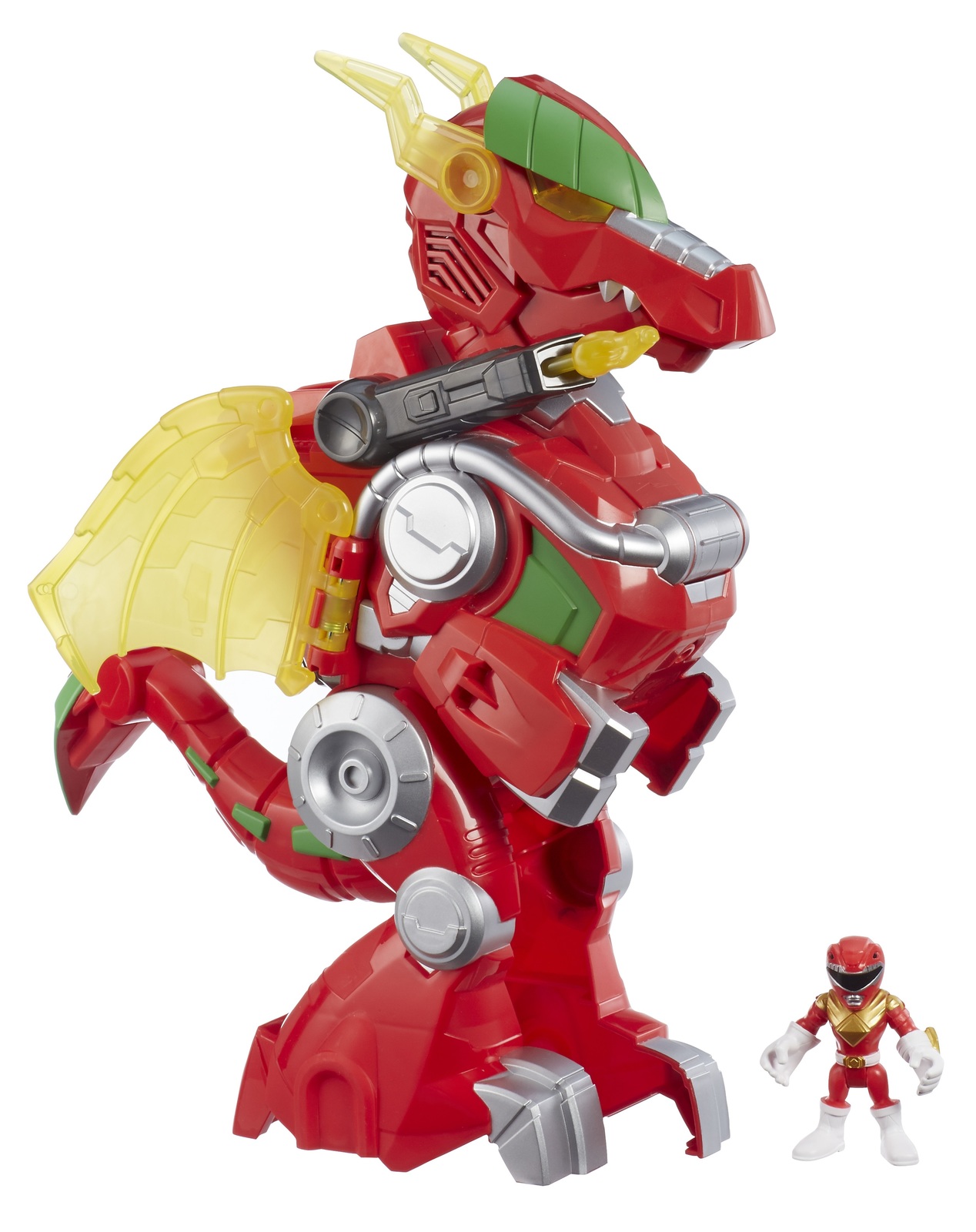 Playskool Heroes: Power Rangers - Red Ranger & Dragon Thunderzord image