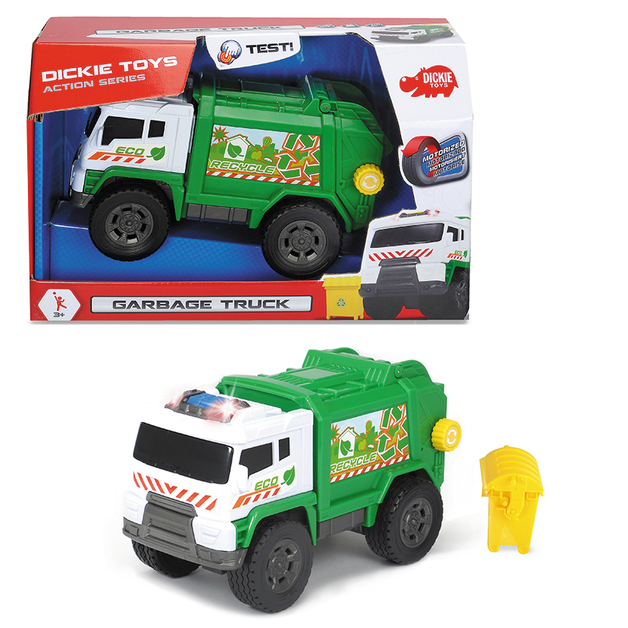motorized toy garbage truck