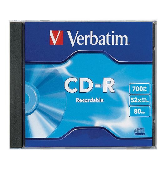 Verbatim CD-R 700MB Jewel Case 52x (1 Pack) image