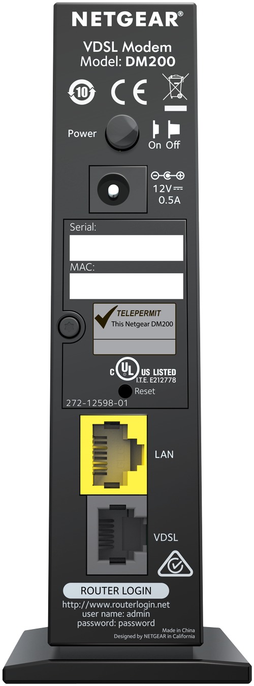 Netgear: DM200 Broadband High-Speed VDSL/ADSL Ethernet Modem image