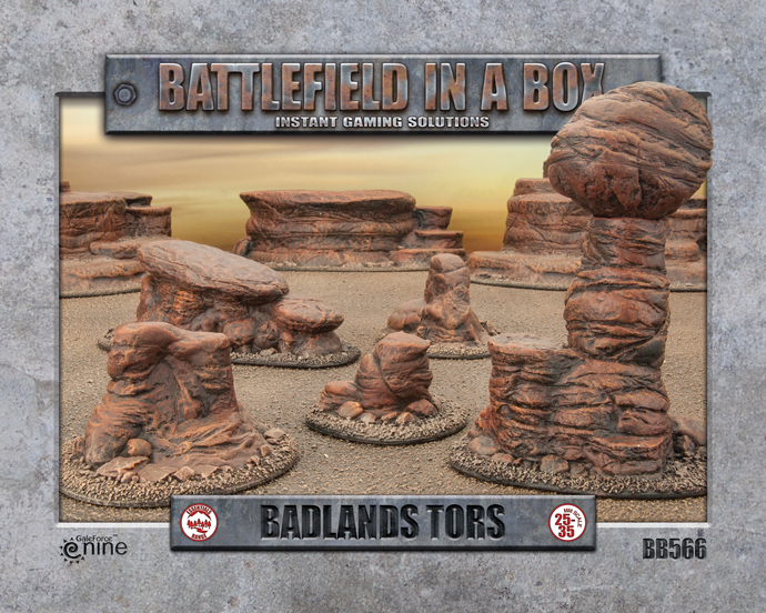 Battlefield in a Box - Badlands Tors