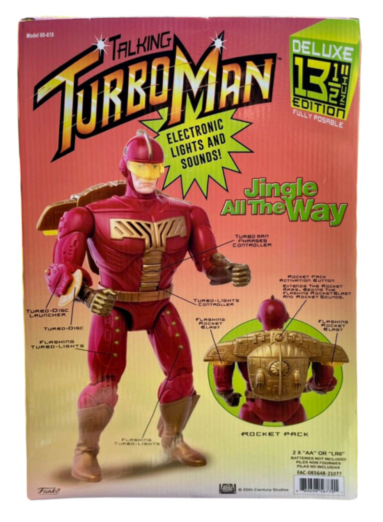 Jingle All The Way: Turbo Man - 13.5" Action Figure with Light & Sound