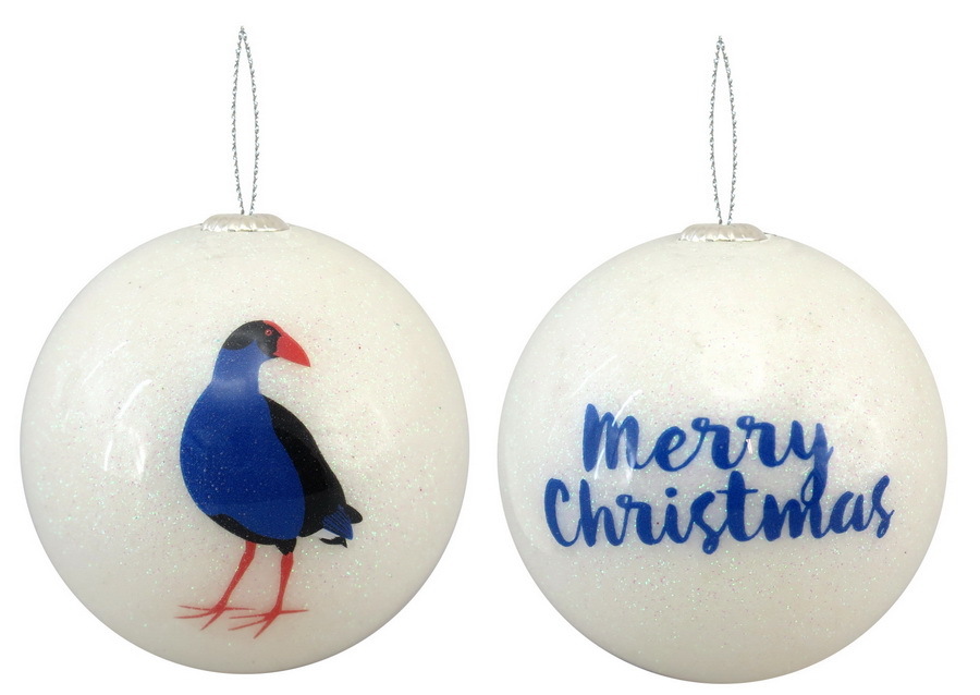 Antics: Christmas Decoration - White Pukeko image