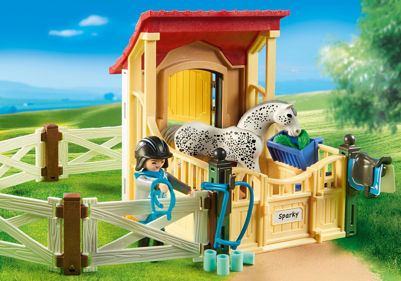 Playmobil: Country - Horse Stable with Appaloosa (6935) image