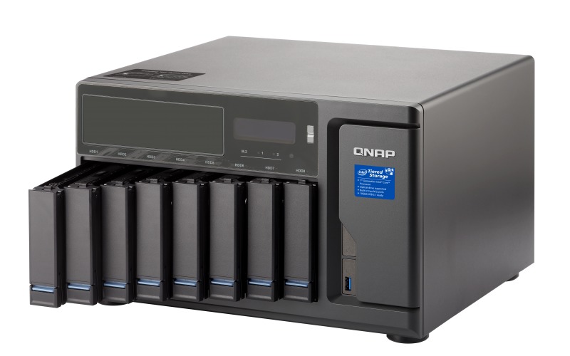 QNAP TVS-882BR-I5-16G, 8BAY NAS(NO DISK),16G,I5-7500,USB,ODD(0/1),GbE(4),M.2(2),TWR,2YR image