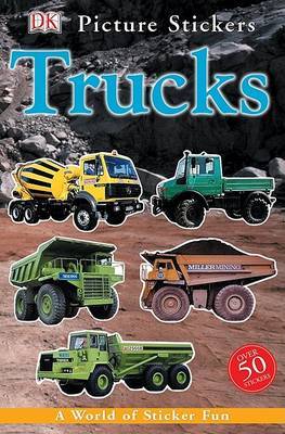 Trucks: DK Picture Stickers on Paperback by Claire Ellerton