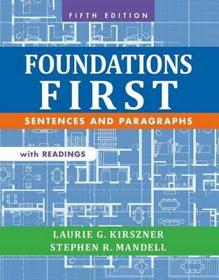 Foundations First with Readings by Laurie G Kirszner image