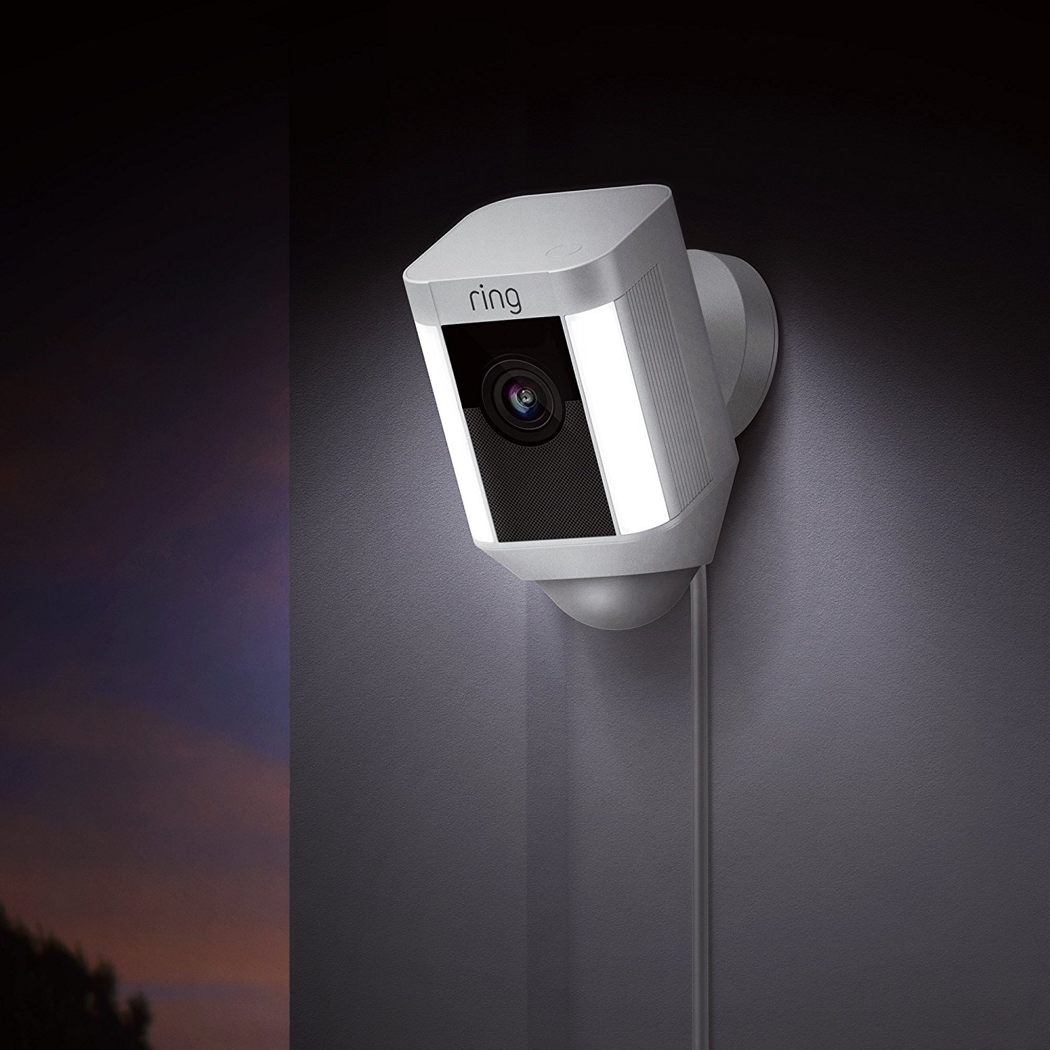 Ring: Spotlight Wired Camera - White