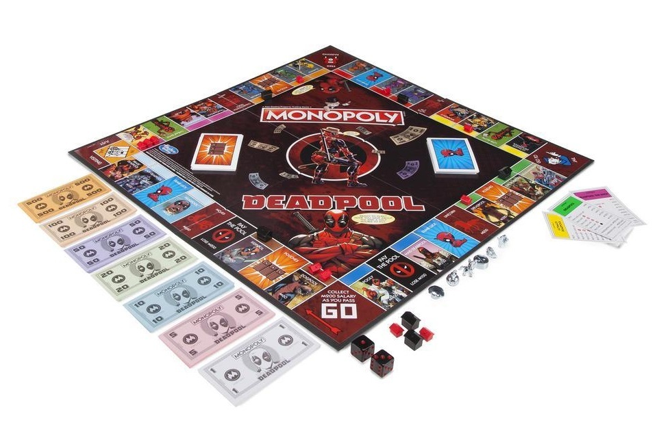 Marvel Deadpool Edition Monopoly Game