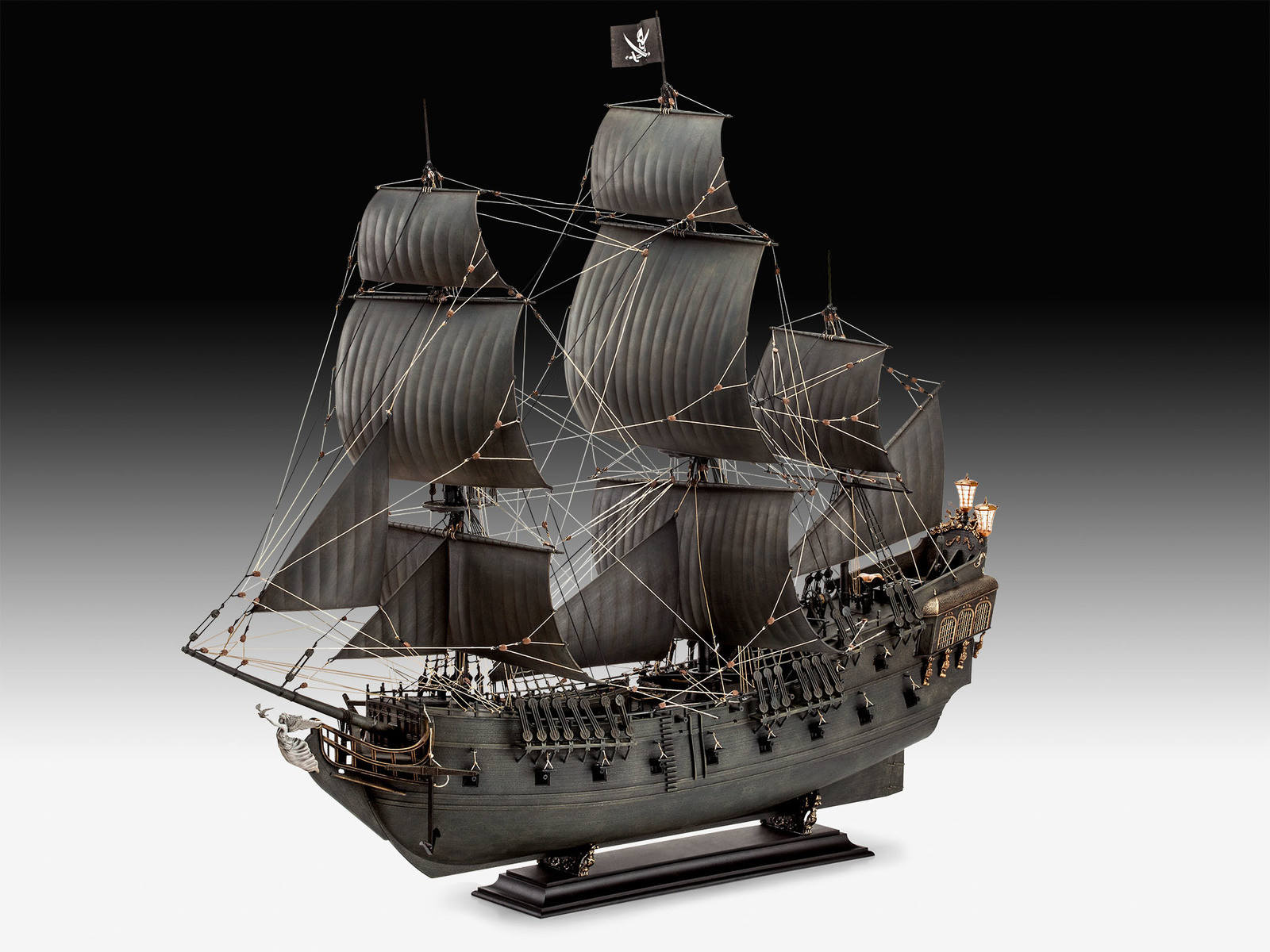 Black Pearl Pirate Ship Model Kit At Mighty Ape Australia Black Pearl Pirate Ship Model Kit At Mighty Ape Australia