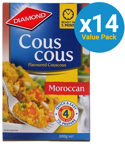Diamond Couscous Moroccan 200g 14 Pack At Mighty Ape Nz