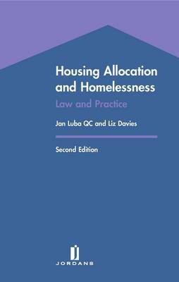 Housing Allocation and Homelessness: Law and Practice by Jan Luba image