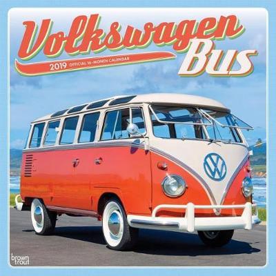 Volkswagen Bus 2019 Square Wall Calendar image