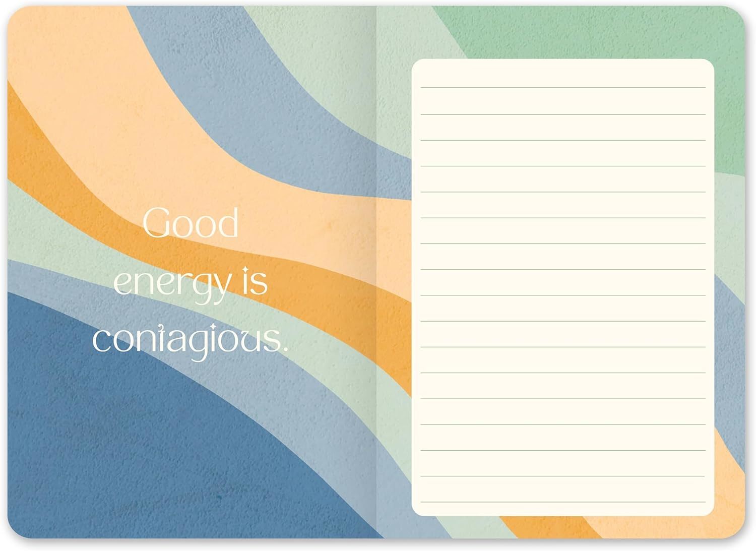 Buy orange circle studio monthly pocket planner 2024 rainbow waves