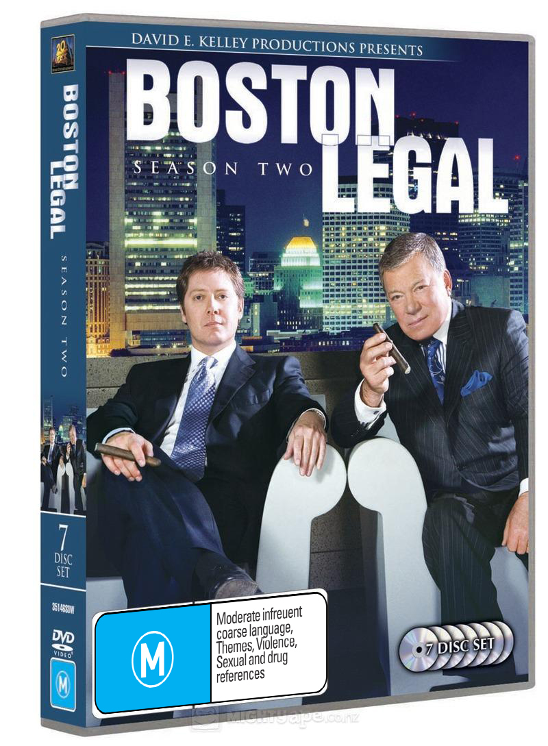 Boston Legal - Season 2 (7 Disc Set) on DVD image