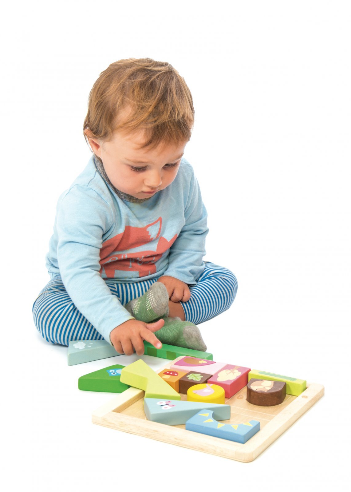 Le Toy Van: Petilou - Woodland Puzzle Blocks image
