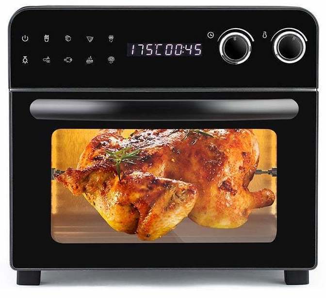 Kogan 23L 1700W Digital Air Fryer Oven (Black) image