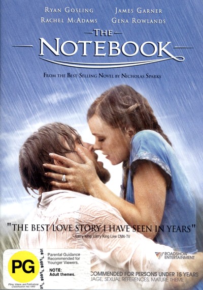 The Notebook on DVD image