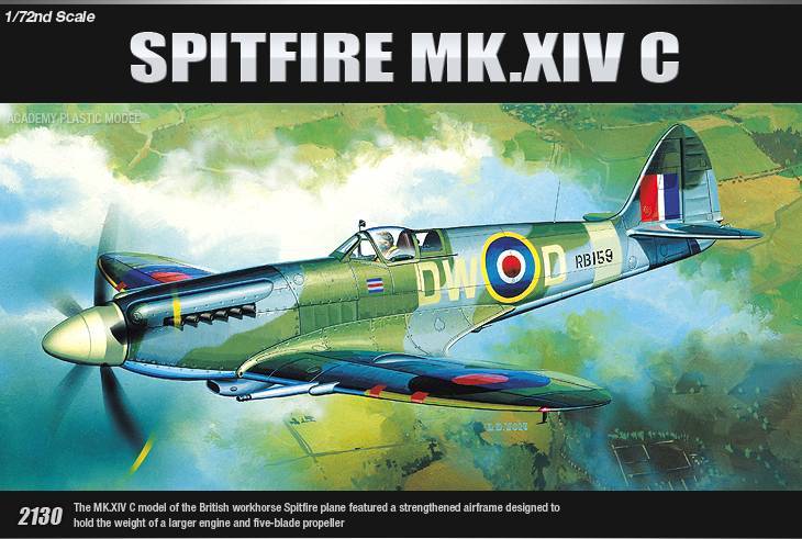 Academy Spitfire MK.XIVc 1/72 Model Kit