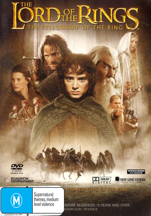 The Lord of the Rings - The Fellowship of the Ring on DVD image