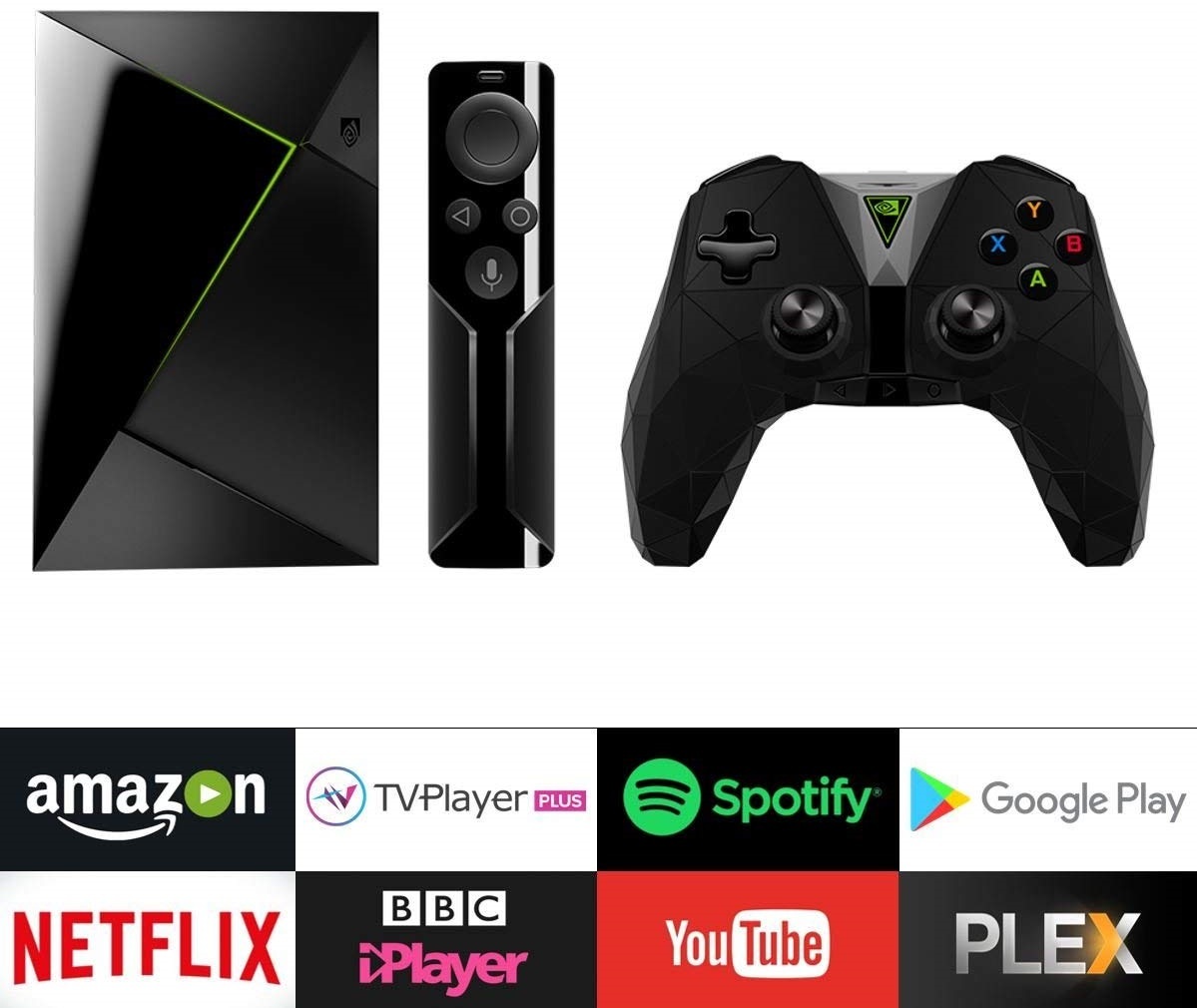 NVIDIA Shield with Remote and Controller image