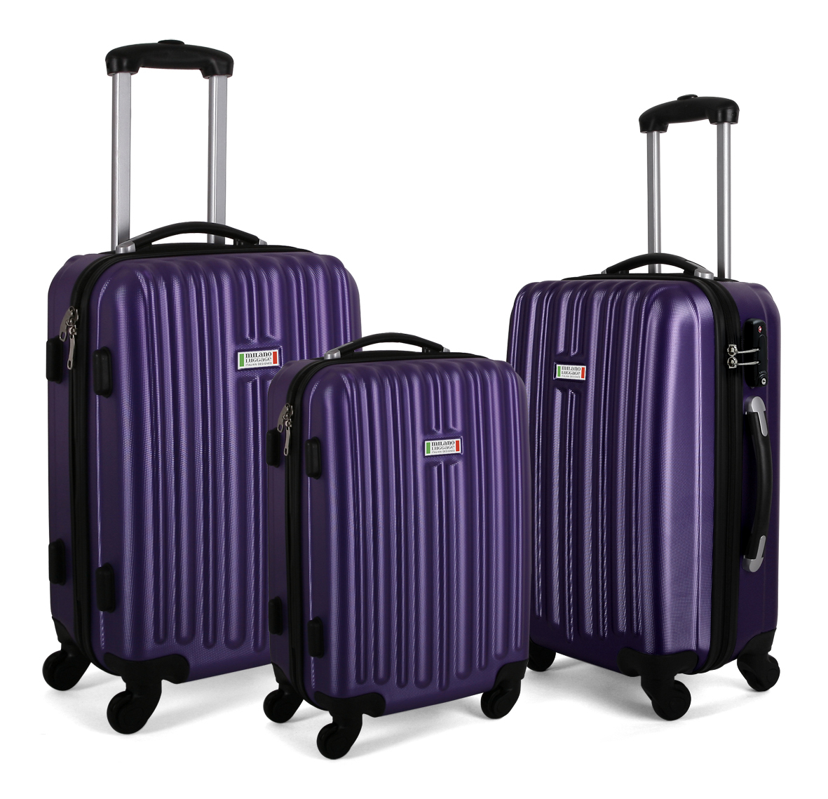 Milano Abs Luxury Shockproof Luggage at Mighty Ape Australia