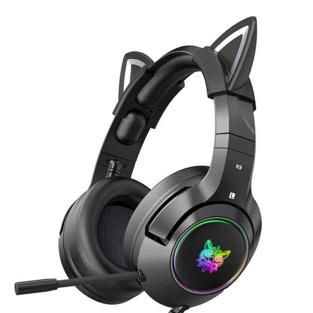 Onikuma K9 Cat Ear E-sports Wired Gaming Headset - Black | | Buy Now ...