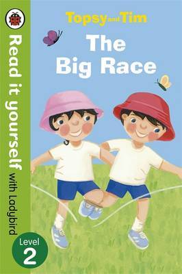 Topsy and Tim: The Big Race - Read it yourself with Ladybird by Jean Adamson image