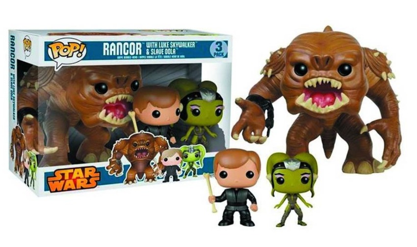 Star Wars - Rancor, Luke, and Oola Pop! Vinyl Set image