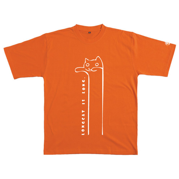 Longcat - Tshirt (Orange) for image