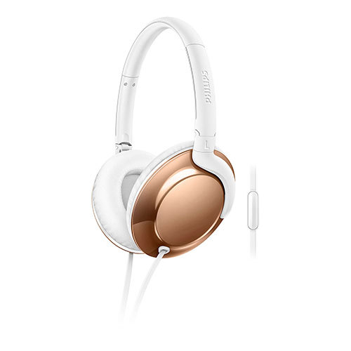 Philips: Over ear Flite Headphones - Gold