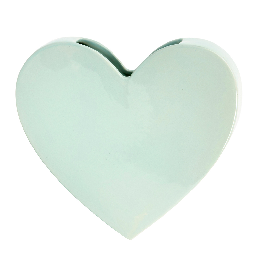 Me & My Trend Wall Mounted Heart Vase - Mint image