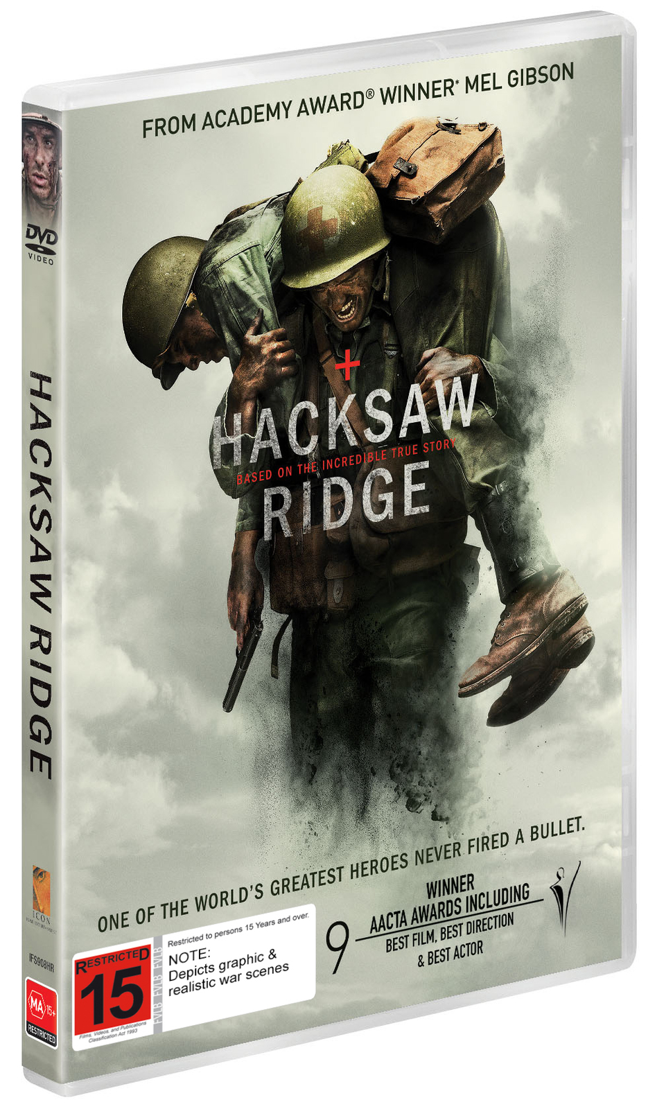 Hacksaw Ridge on DVD image