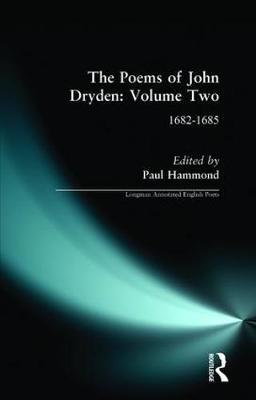 The Poems of John Dryden: Volume Two by Paul Hammond image