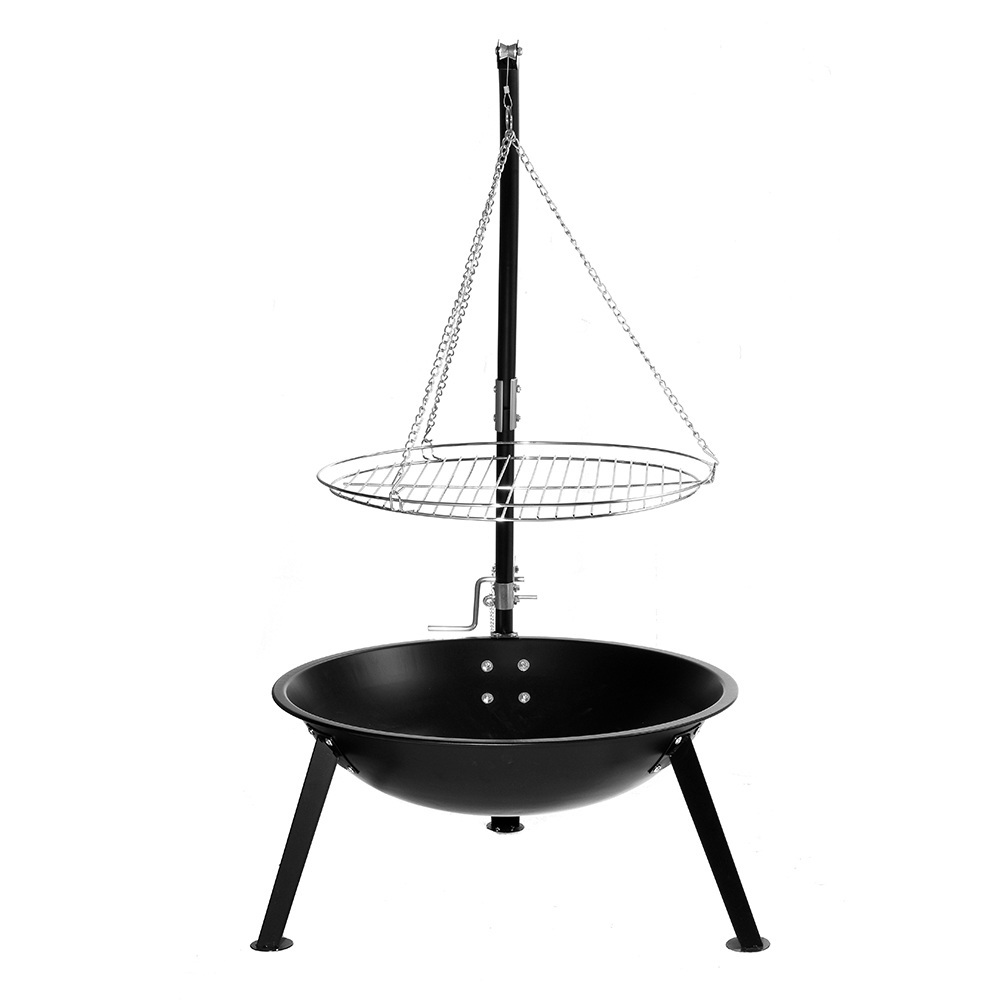 Buy 2in1 Tripod Hanging Charcoal BBQ & Fire Pit at Mighty Ape NZ