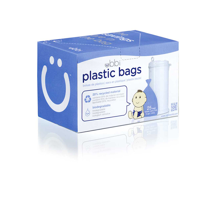 Ubbi: Plastic Bag Cases 25 - 3 Pack