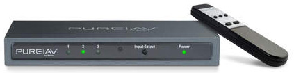 Belkin PureAV 3-1 HDMI Switch with remote control image