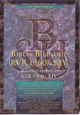 Bible Kjv Bilingual Black Rvr 1960 Hc by Bible image