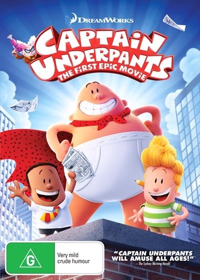 Captain Underpants on DVD image