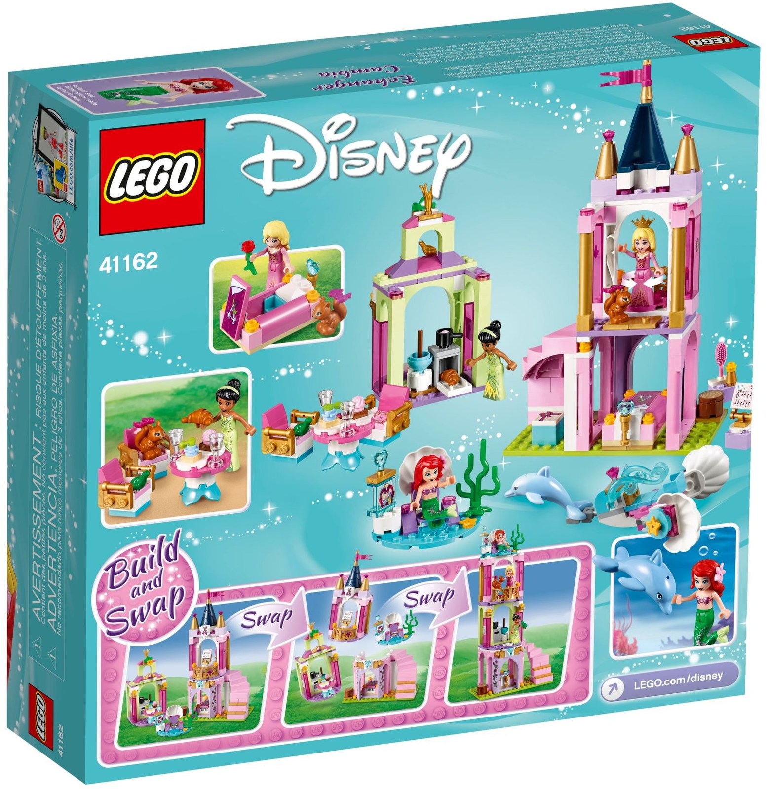 LEGO Disney - Ariel, Aurora, & Tiana's Royal Celebration (41162) image