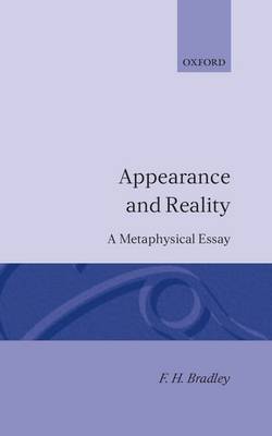 Appearance and Reality by F.H. Bradley image