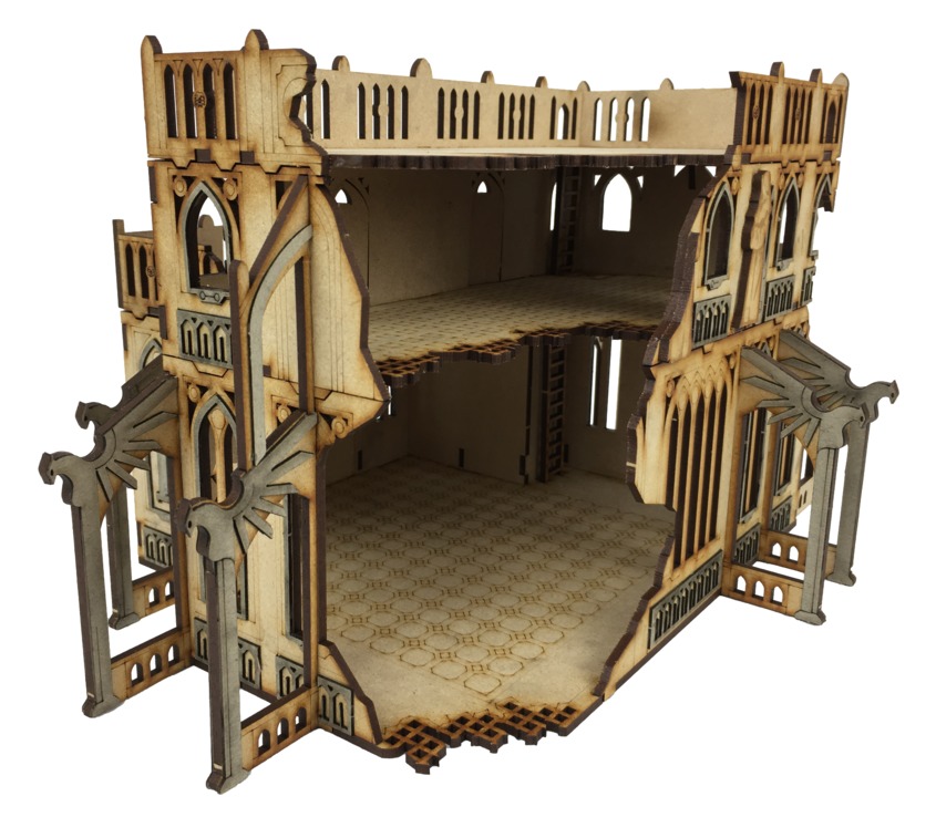 TTCombat: Tabletop Scenics - Gothic Ruined Officium image