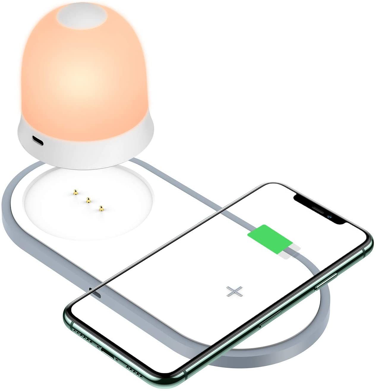 wireless charger with light