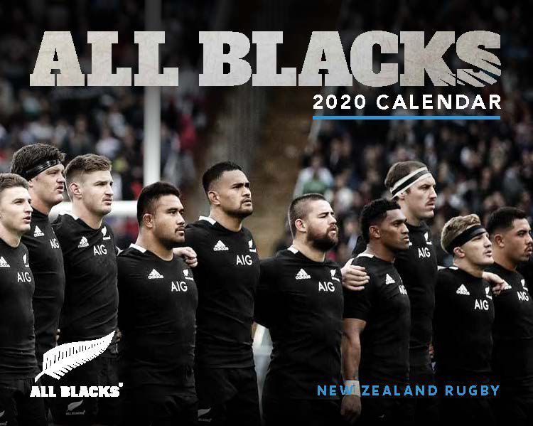 All Blacks 2020 Desk Easel - Double View Calendar