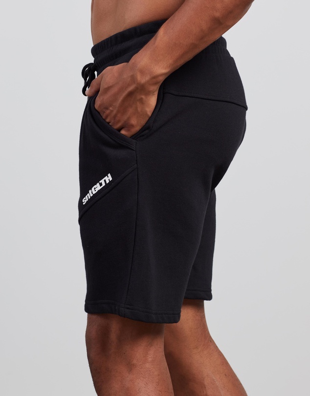 St Goliath: League Pass Fleece Short - Black (Size Medium) image