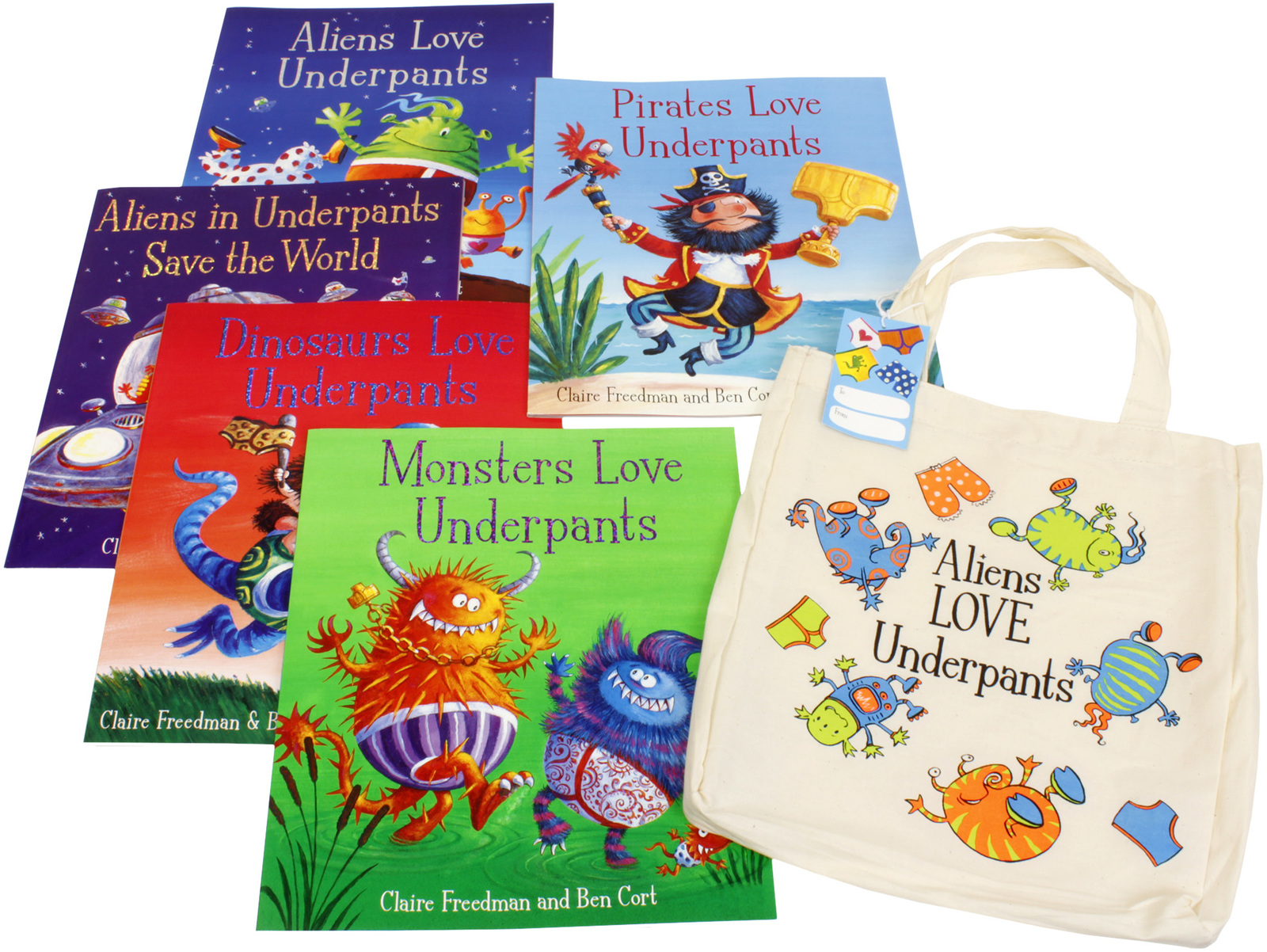 Aliens Love Underpants Collection by Claire Freedman image