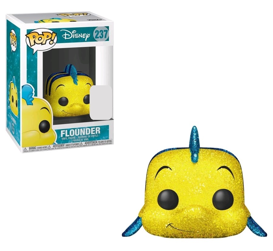 Little Mermaid - Flounder (Glitter Ver.) Pop! Vinyl Figure image